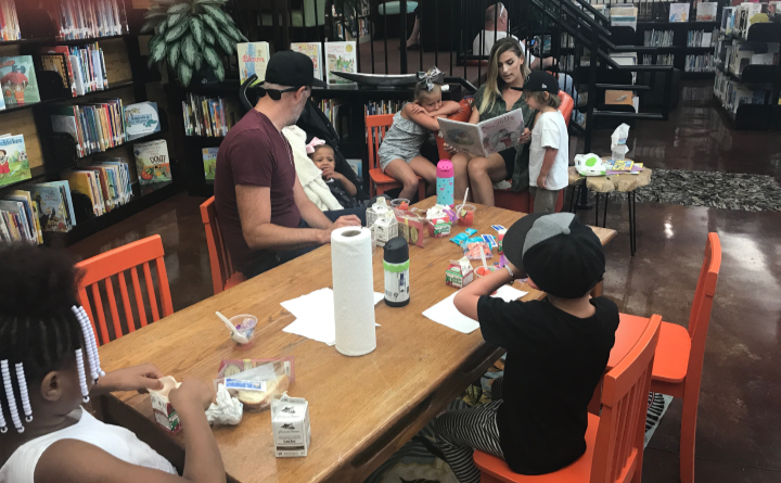 summer lunch at library