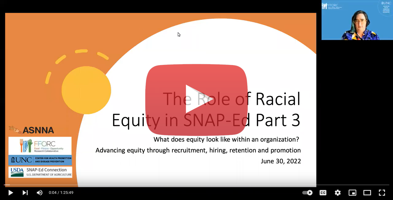Screenshot of Equity3 webinar