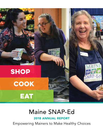 Maine SNAP-Ed Annual Report Cover 2018