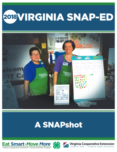 2018 Virginia SNAP-Ed a SNAPshot cover page