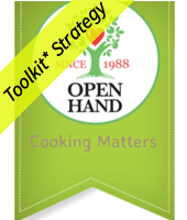 Open Hand since 1988 with a tree and a heart with the yellow toolkit* strategy banner