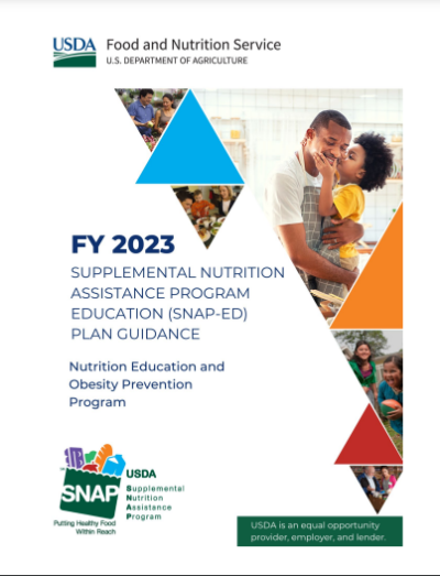USDA Food & Nutrtion Service FY 2023 SNAP-Ed Plan Guidance cover