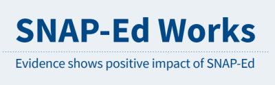 SNAP-Ed Works Evidence shows positive impact of SNAP-Ed