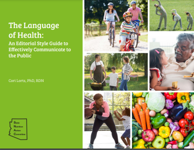 The Language of Health: An Editorial Style Guide to Effectively Communicate to the Public cover page 