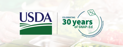USDA Logo & Celebrating 30 years of SNAP-Ed