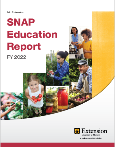 Cover of Missouri's FY 22 SNAP-Ed Impact Report