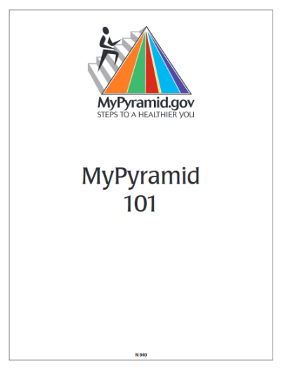 thumbnail of MyPyramid 101