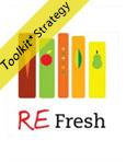 colorful bars Refresh with yellow toolkit strategy banner