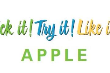 PIck it! Try it! Like it! Apple